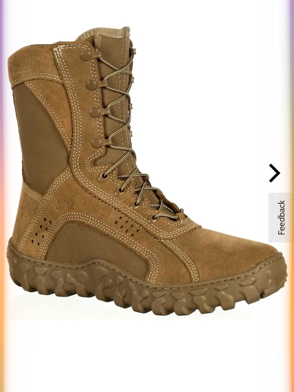 Rocky Men's Tactical Lace-Up Boot in Brown size 11 M